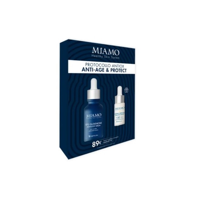 Miamo - Miamo Cofanetto 2025 Antiox Boostre Anti Ossidante Gf5 Glutathione 30 Ml + Aging Defense 10 Ml
