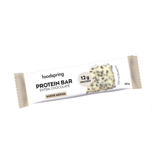 Foodspring - Foodspring Protein Bar Extra Chocolate Barretta White Mocha 45 G