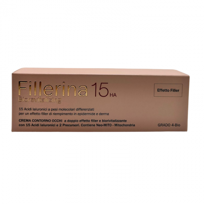 Labo International - Labo Fillerina 15 Ha Biorevitalizing Eye Contour Cream Grado 4 Bio Tubo 15 Ml