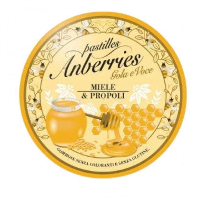 Anberries - Eurospital Anberries Miele&propoli Caramelle Gommose 50 G