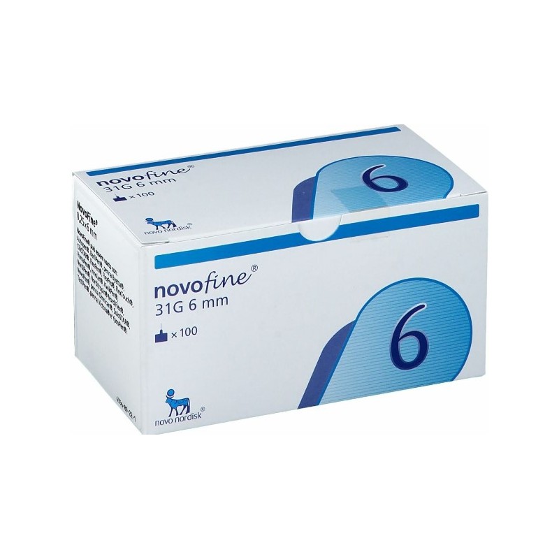 Novo Nordisk - Novo Nordisk Ago Per Penna Da Insulina Novofine Gauge 31 6 Mm 100 Pezzi