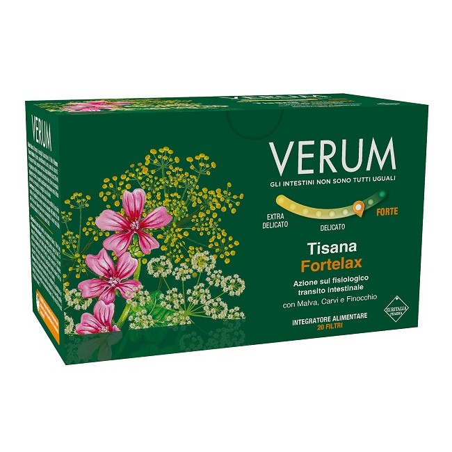 Euritalia Pharma - Coswell Verum Fortelax Tisana 20 Filtri New