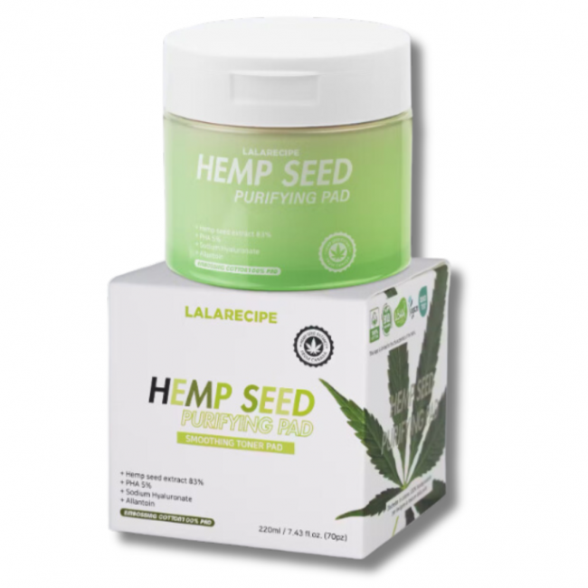 Lalarecipe - Seoul Cosmetics Co Lalarecipe Hemp Seed Purifying Pad 70 Pezzi