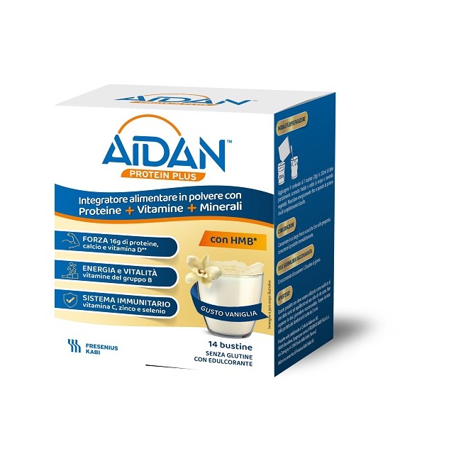 Fresenius Kabi - Fresenius Kabi Aidan Protein Plus Vaniglia 14 Bustine