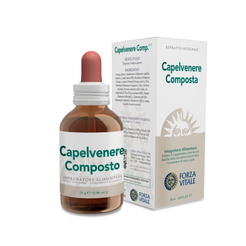 Forza Vitale - Forza Vitale Italia Ecosol Capelvenere Composto Gocce 50 Ml