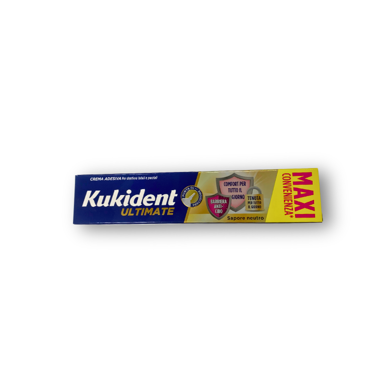 Procter & Gamble - Kukident Ultimate Crema Adesiva Per Dentiere - 57g Gusto Neutro