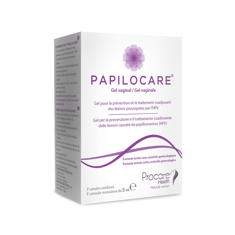 Procare Health Iberia S. L. - Procare Health Iberia Papilocare Gel Vaginale 7 Cannule Monodose X 5 Ml