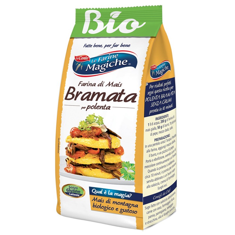 Ipafood - Ipafood Le Farine Magiche Farina Di Mais Gialla Bramata Per Polenta 400 G