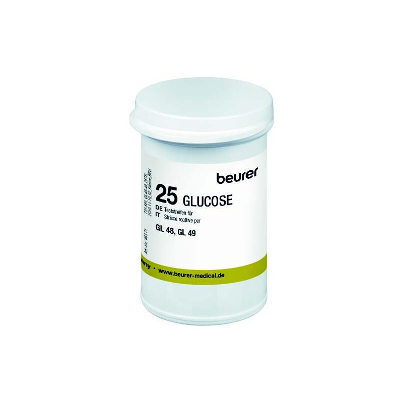 Beurer Medical Italia - Strisce Misurazione Glicemia Beurer Per Glucometro Gl48/gl49 In Flacone 50 Pezzi