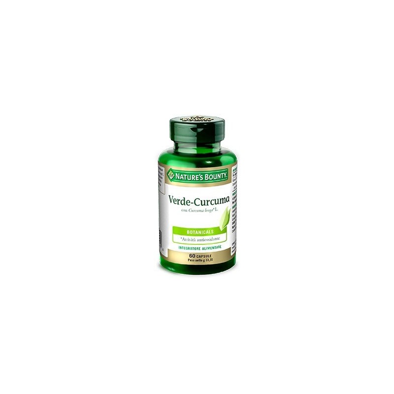 Nature's Bounty - Nature's Bounty Verde Curcuma 60 Capsule 33,2 G