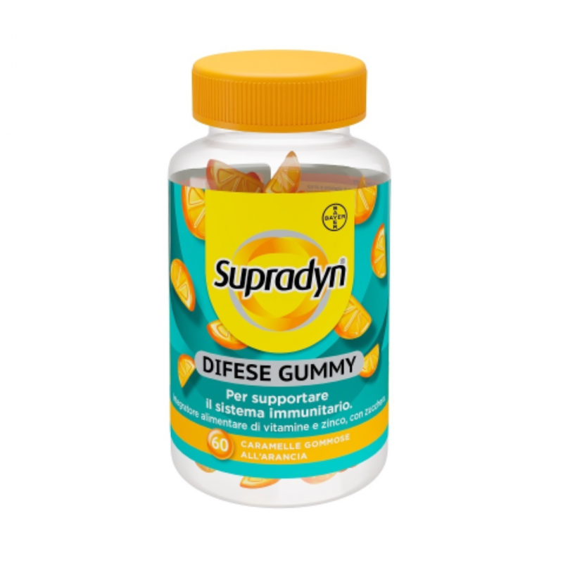 Bayer - Bayer Supradyn Difese Gummy Integratore Immunitario - 60 Caramelle Gommose