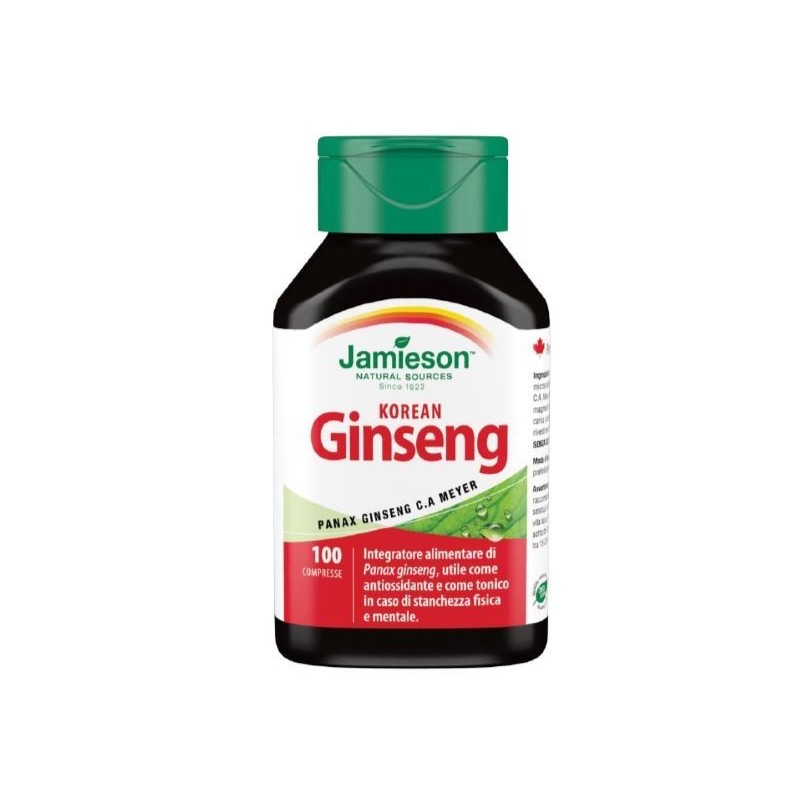 Jamieson - Biovita Jamieson Korean Ginseng 100 Compresse