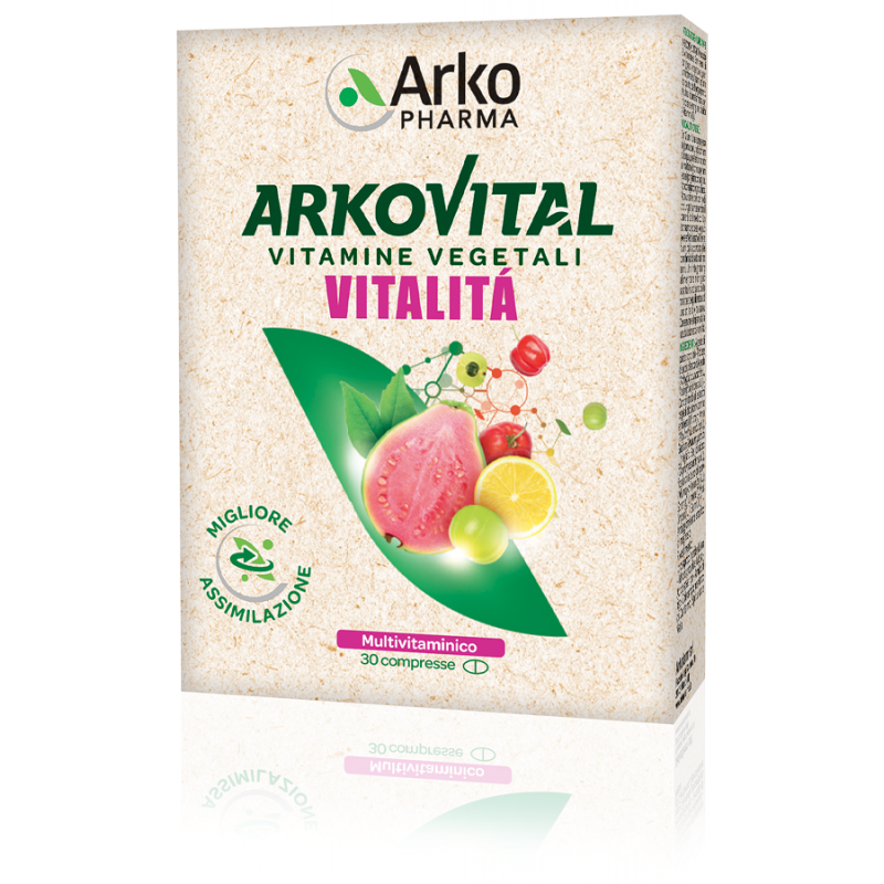 Arkopharma - Arkofarm Arkovital Vitalita' 30 Compresse