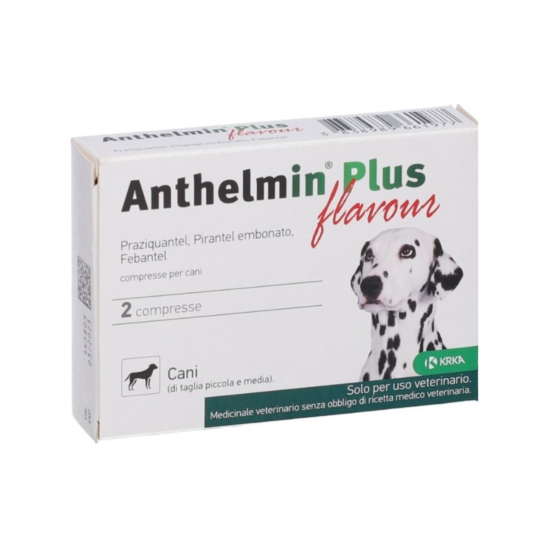 Krka - Krka Anthelmin Plus Flavour 2 Compresse
