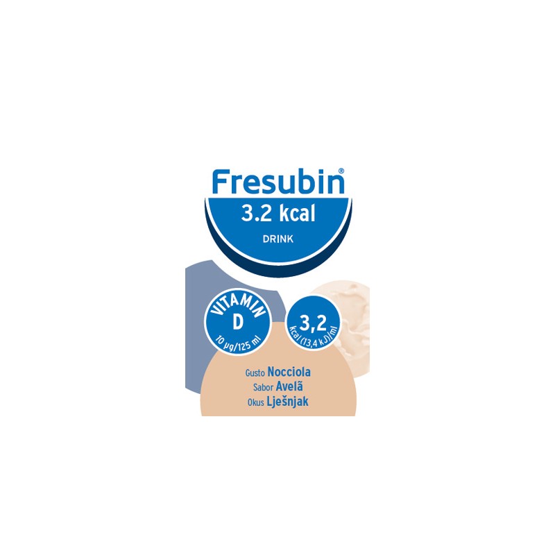Fresenius Kabi - Fresenius Kabi Fresubin 3,2 Kcal Drink Nocciola 4 X 125 Ml
