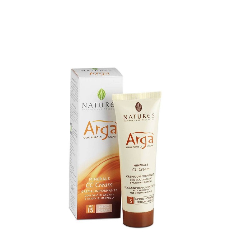 Nature's - Bios Line Arga' Cc Cream Viso Medio Chiara 50 Ml Nature's