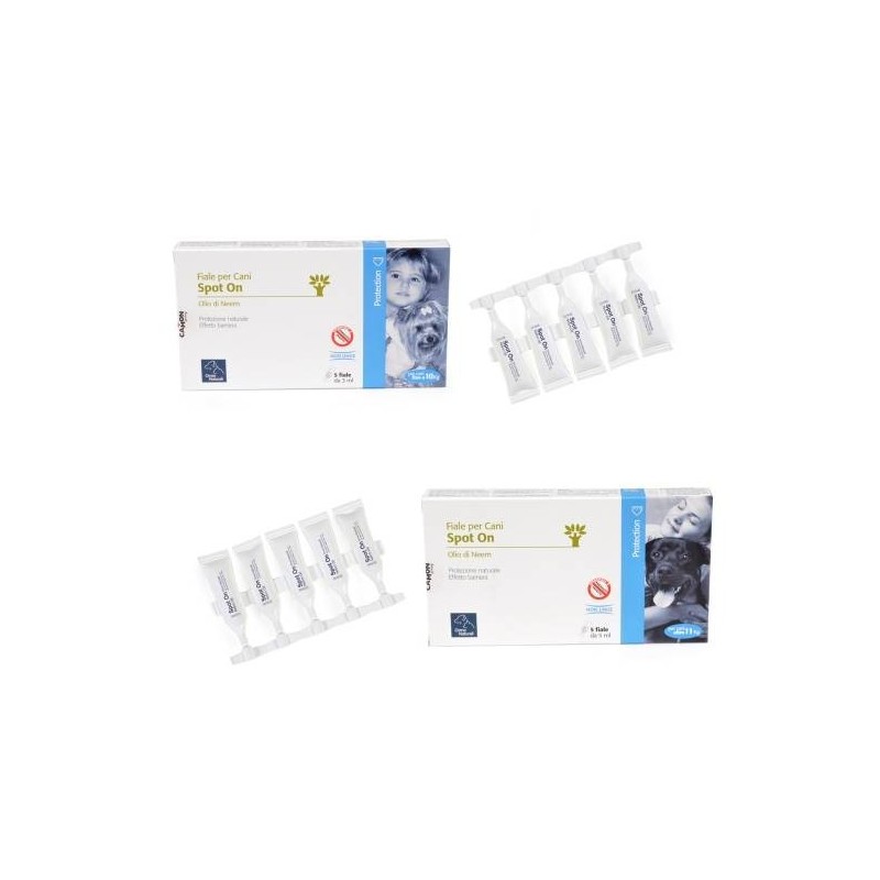 Camon - Camon Protection Spoton Cane 0-10 Kg 5 X 3 Ml