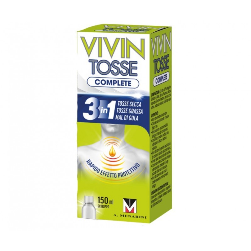 Menarini - Vivin Tosse Complete 3in1 Sciroppo Per Tosse - 150ml