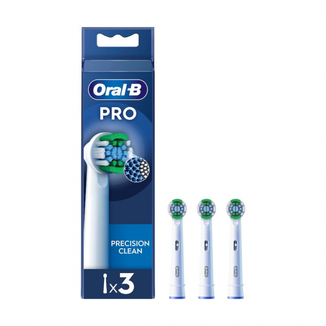 Procter & Gamble - Oralb Pro Precision Clean Testine Compatibili - 3 Pezzi