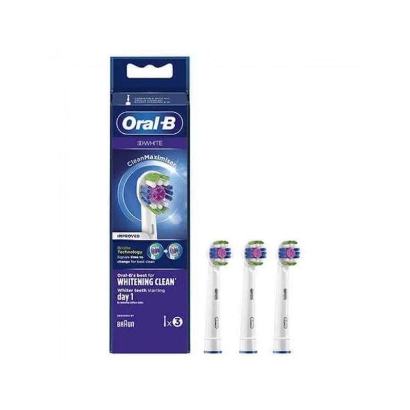 Procter & Gamble - Oralb 3d White Testine Di Ricambio Eb18-3 - 3 Pezzi