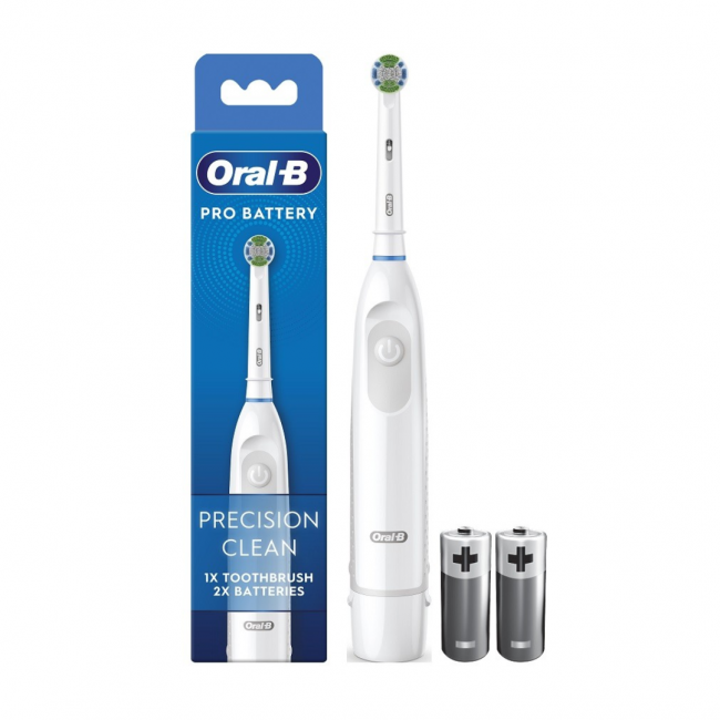 Procter & Gamble - Oralb Precision Clean Pro Battery Spazzolino Elettrico - 1 Pezzo
