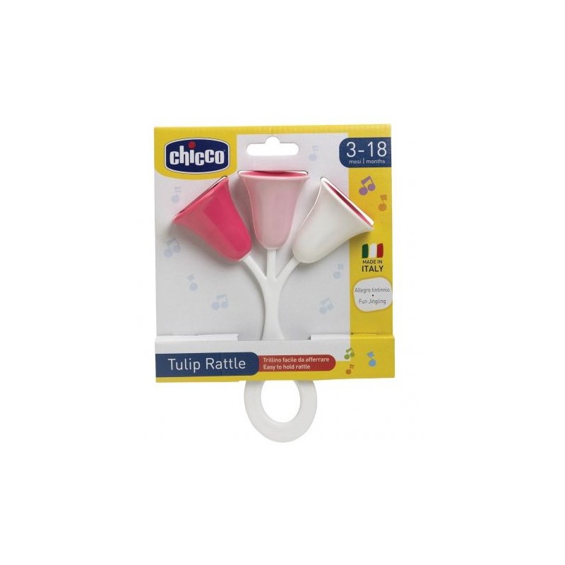 Chicco - Chicco Gioco Tulipano Sonoro Rosa 3-18 Mesi - 1 Pezzo