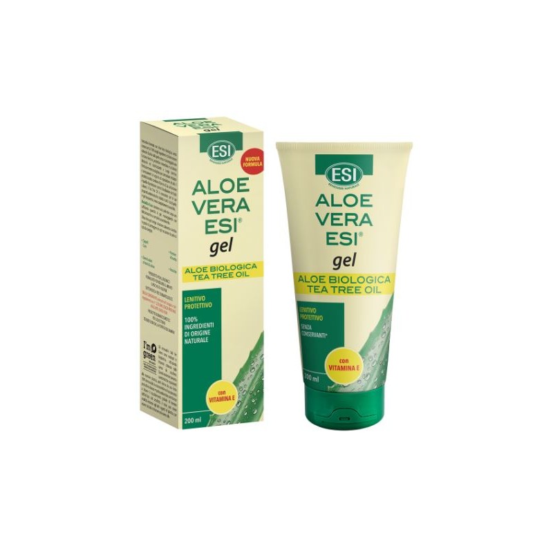 Esi - Esi Aloe Vera Gel Vitamina E + Tea Tree 200 Ml