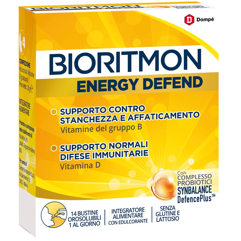 Dompe' Farmaceutici - Dompé Bioritmon Energy Defend Boost Immunitario - 14 Bustine