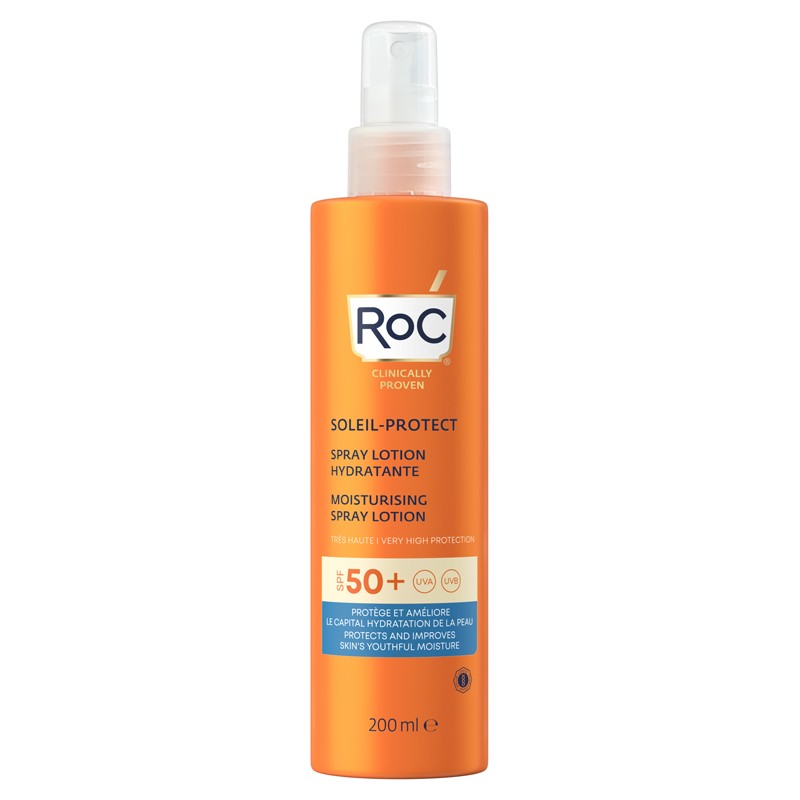 Roc Opco Llc - Roc Opco Llc Roc Lozione Spray Solare Corpo Spf 50+ Idratante 200 Ml