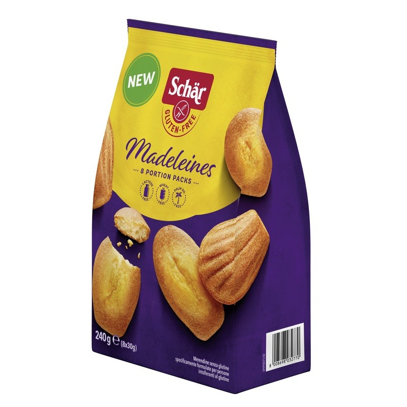 Schar - Dr. Schar Schar Madeleines Senza Lattosio 8 Porzioni Da 30 G
