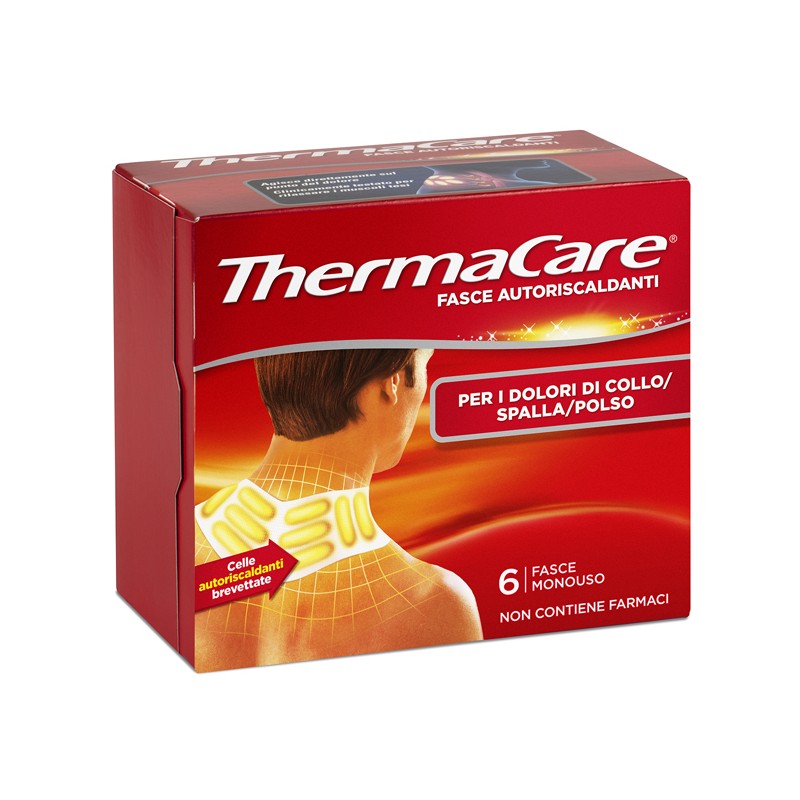 Angelini Pharma - Angelini Fascia Autoriscaldante A Calore Terapeutico Thermacare Collo/spalla/polso 6 Pezzi