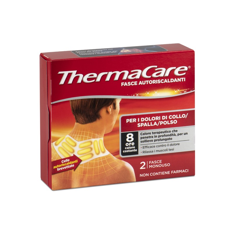 Angelini Pharma - Angelini Pharma Fascia Autoriscaldante A Calore Terapeutico Thermacare Collo Spalla Polso 2 Pezzi