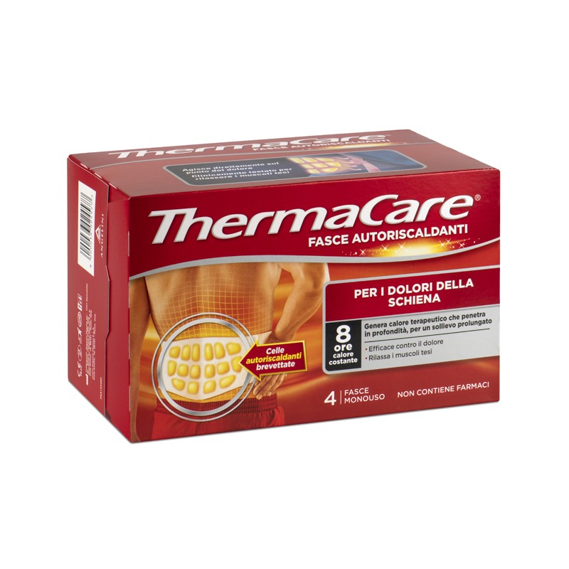 Angelini Pharma - Angelini Pharma Fascia Autoriscaldante A Calore Terapeutico Thermacare Schiena 4 Pezzi