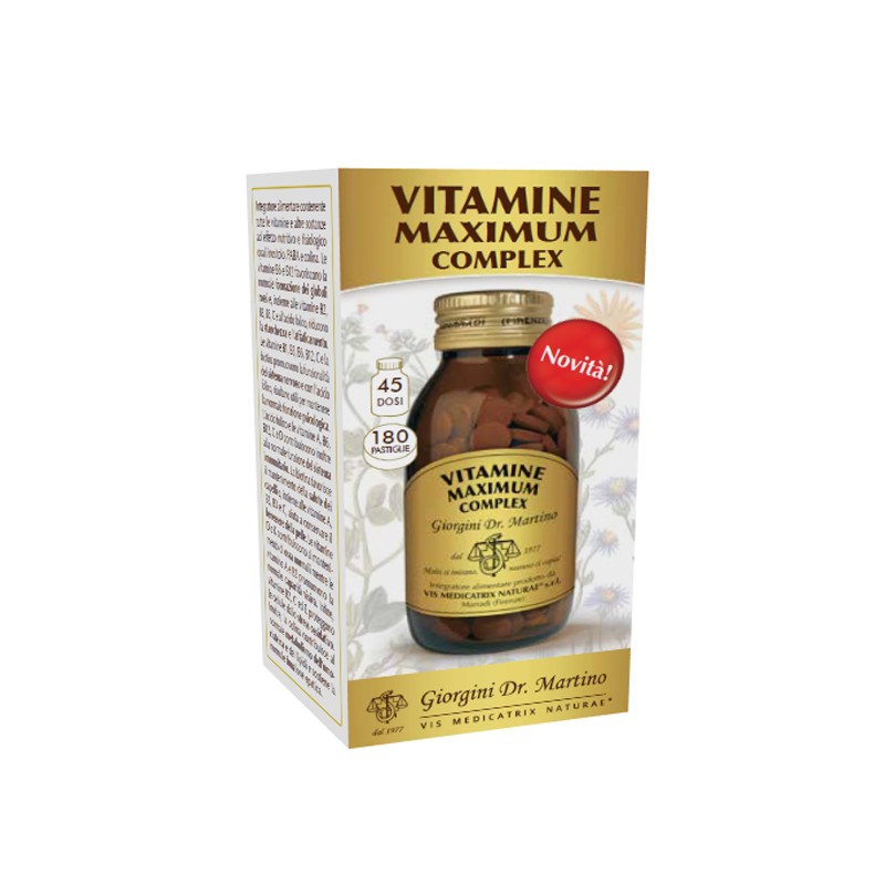 Dr. Giorgini - Dr. Giorgini Ser-vis Vitamine Maximum Complex 180 Pastiglie