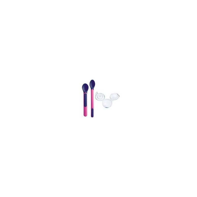 Mam Baby - Mam Baby Mam Heat Sensitive Spoons&cover Femmina