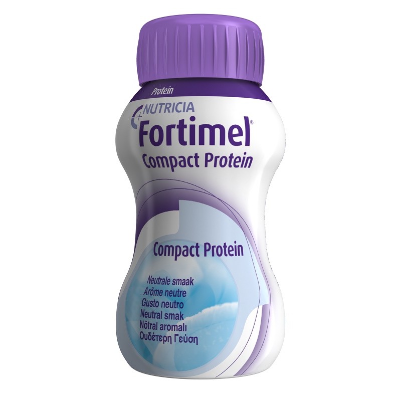 Nutricia - Danone Nutricia Soc. Ben. Nutricia Fortimel Compact Protein Gusto Neutro 4 Bottiglie Da 125 Ml