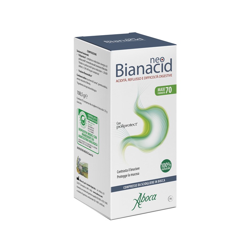 Aboca - Aboca Neobianacid Acidità E Reflusso 70 Compresse Masticabili