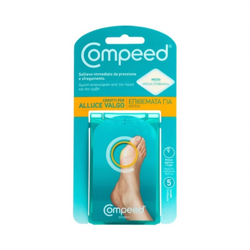 Perrigo Italia - Compeed Cerotti Per Alluce Valgo Taglia Media - 5 Pezzi
