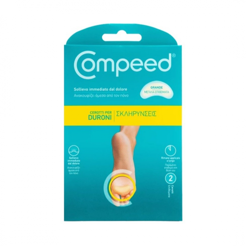Perrigo Italia - Compeed Cerotti Per Duroni Taglia Grande - 2 Pezzi