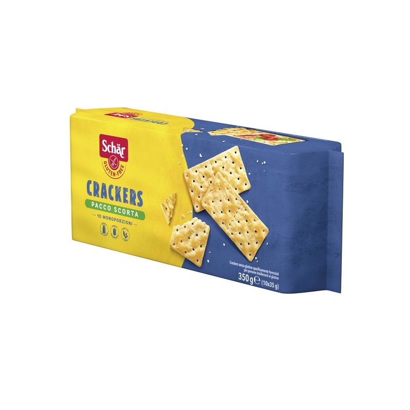 Schar - Dr. Schar Schar Crackers Senza Lattosio Pacco Scorta 10 Monoporzioni Da 35 G