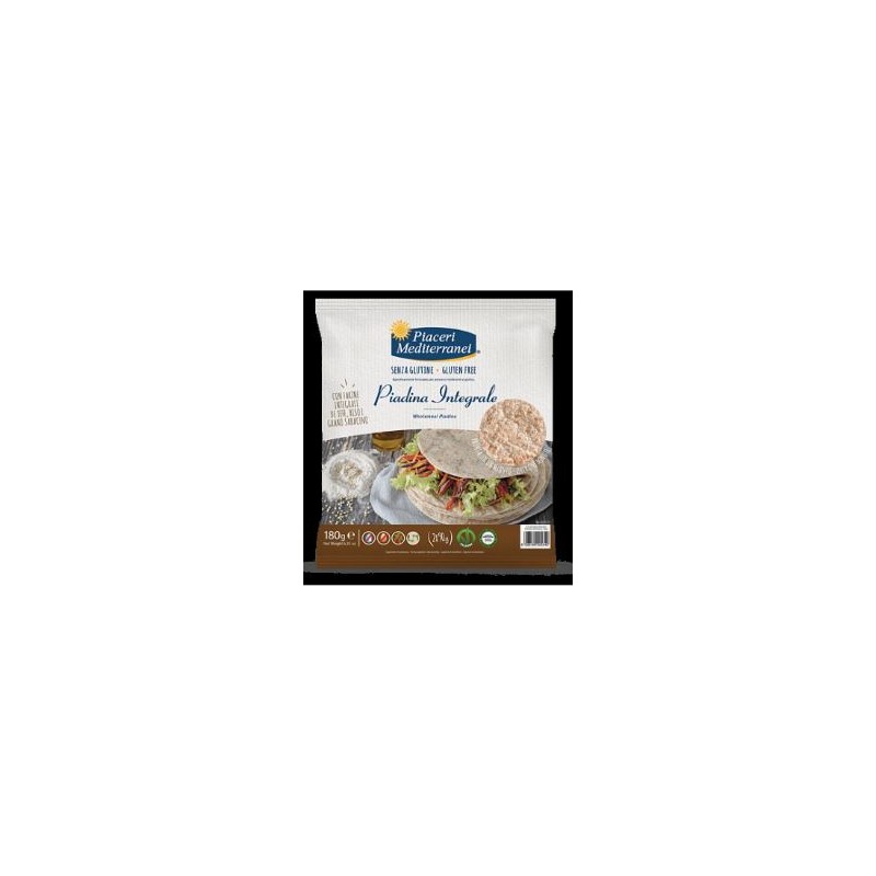 Piaceri Mediterranei - Eurospital Piaceri Medit Piadina Integrale 180 G