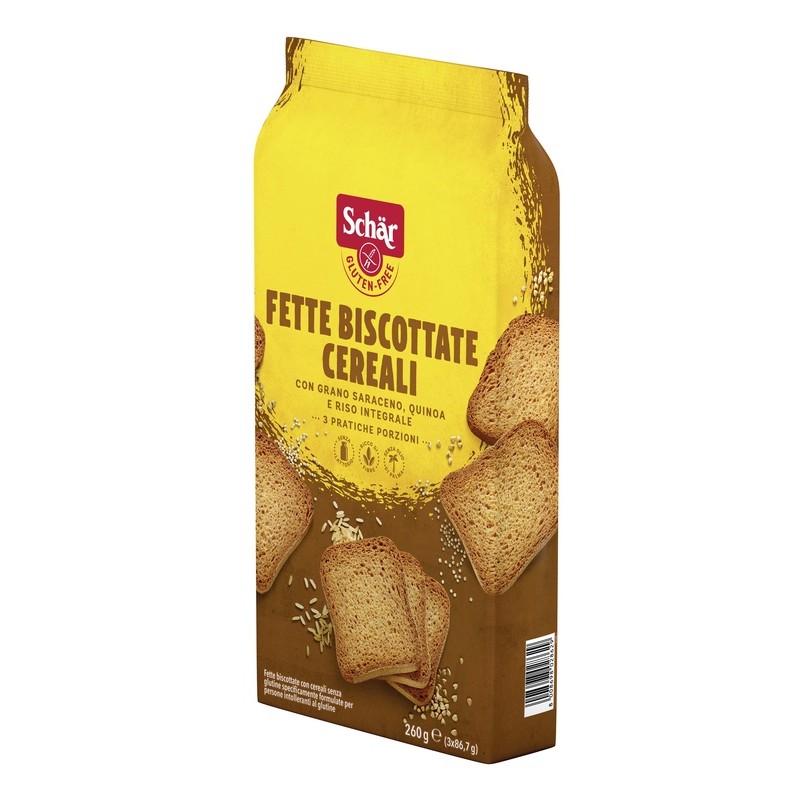Schar - Dr. Schar Schar Fette Biscottate Cereali 3 Porzioni Da 86,7 G