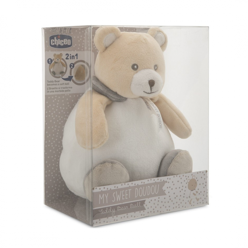 Chicco - Chicco My Sweet Doudou Teddy Bear Ball 0+ Mesi