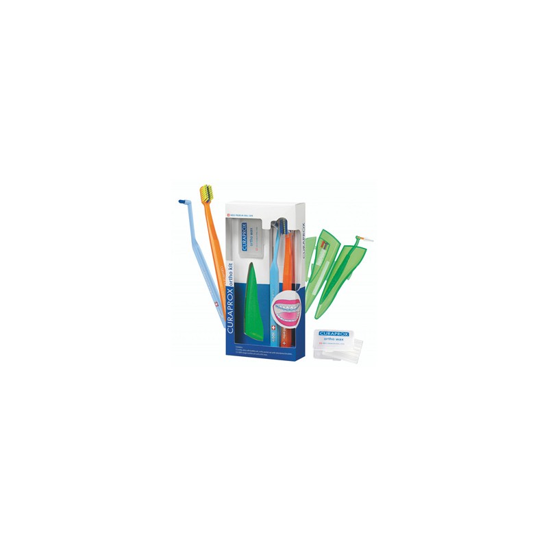 Curaprox - Curaden Ag Curaprox Ortho Kit 1 Set Composto Da Cs 5460 Ortho+cs 1009 Single+ Capsule Ortho Pocket Set+ortho Wax