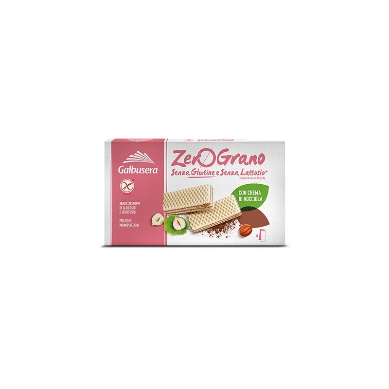 Galbusera - Galbusera Zerograno Wafer Nocciola 180 G