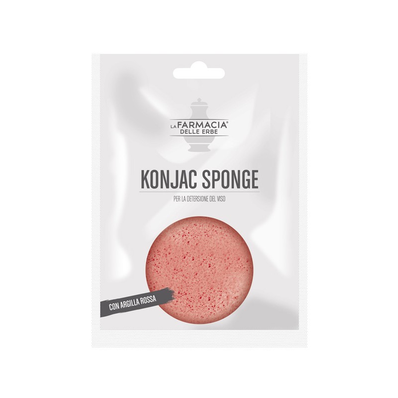 Farmaderbe - Farm. Delle Erbe Fde Konjac Sponge Argilla Rossa 1 Pezzo