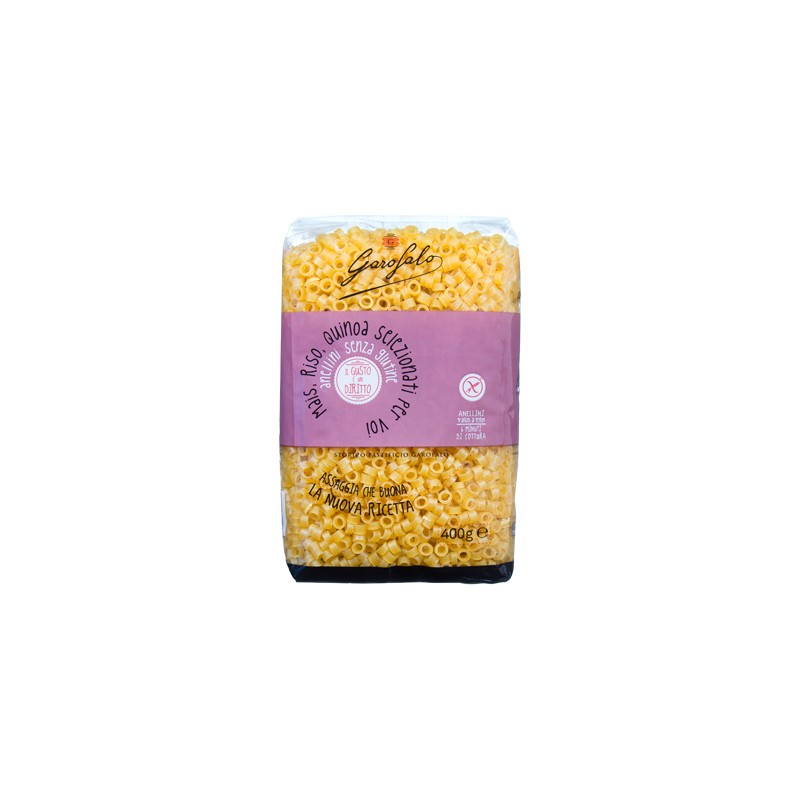 Garofalo - Pastificio Lucio Garofalo Garofalo Anellini Senza Glutine 400 G