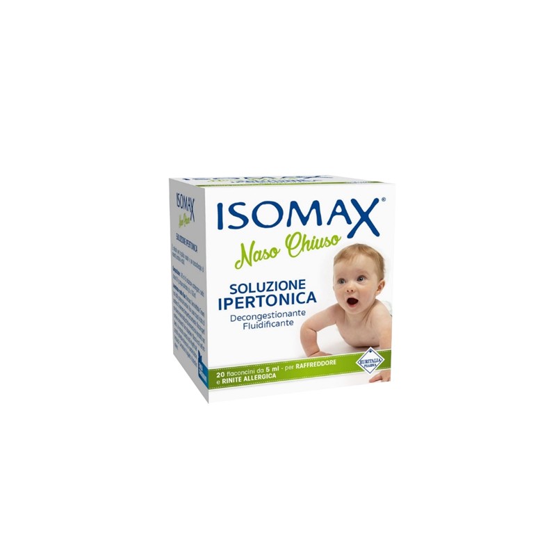 Euritalia Pharma - Euritalia Pharma Soluzione Ipertonica Isomax Naso Chiuso 20 Flaconcini Da 5 Ml