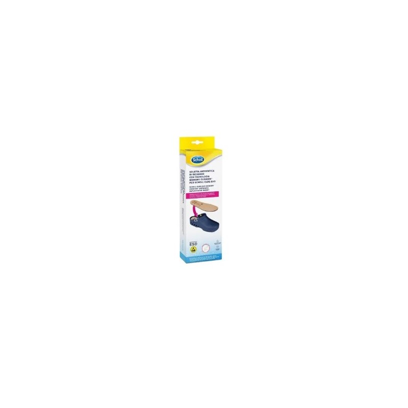 Cooper Consumer Health It - Scholl Shoes Clog Evo Soletta Di Ricambio Ergonomica 37-38 - 2 Pezzi