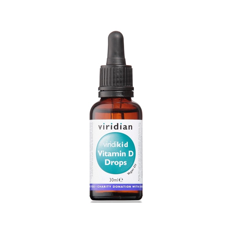 Viridian - Natur Viridian Viridikid Vitamin D3 400ui Gocce 30ml